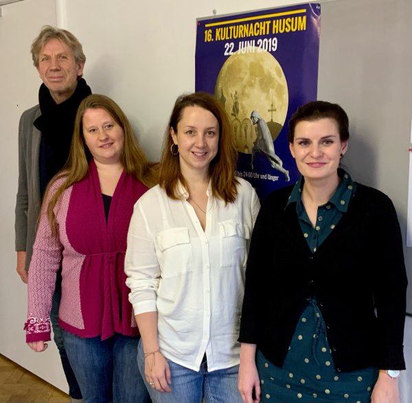 Sie bilden den neuen Vorstand (v.li.): Hartmut Thomsen, Bettina Görke, Maria Köhler und Franziska Horschig