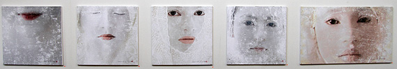 Übermalte Gesichter von Sia Aryai